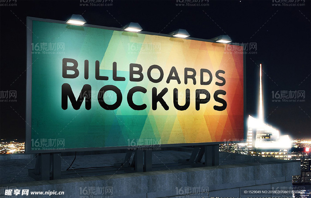 户外广告牌样机模板