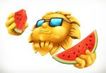夏日卡通形象