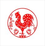 鸡剪纸