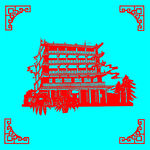 风景剪纸