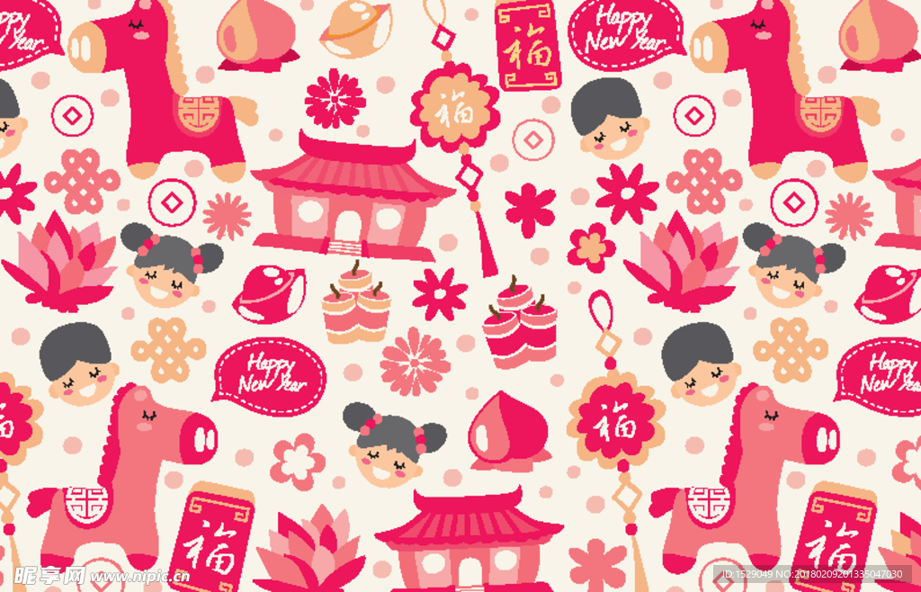 中国新年背景