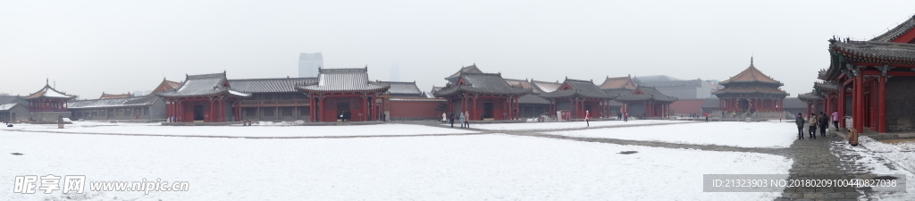 沈阳故宫雪景