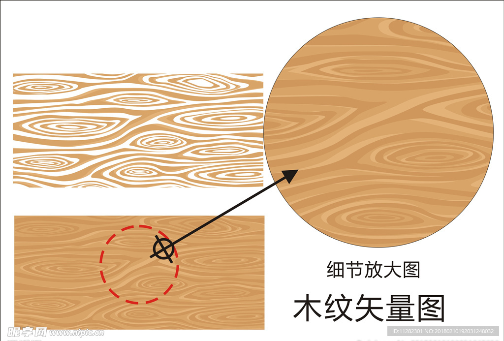 木纹矢量图