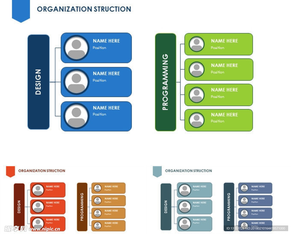 组织架构图-商业图表