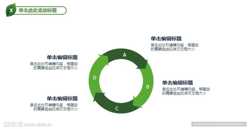 图表分类ppt素材