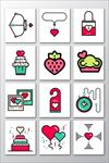 矢量 图标 素材 爱 love