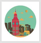 矢量旅游城市图片