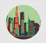 矢量旅游城市图片