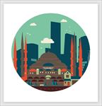 矢量旅游城市图片