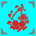 花鸟剪纸