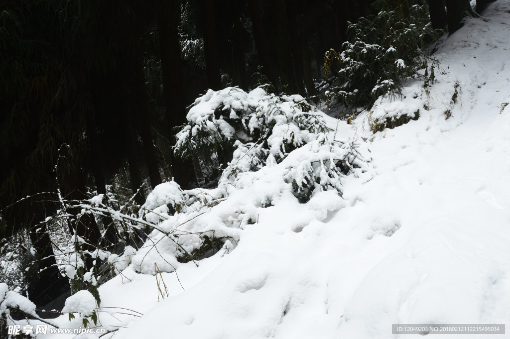 雪山徒步