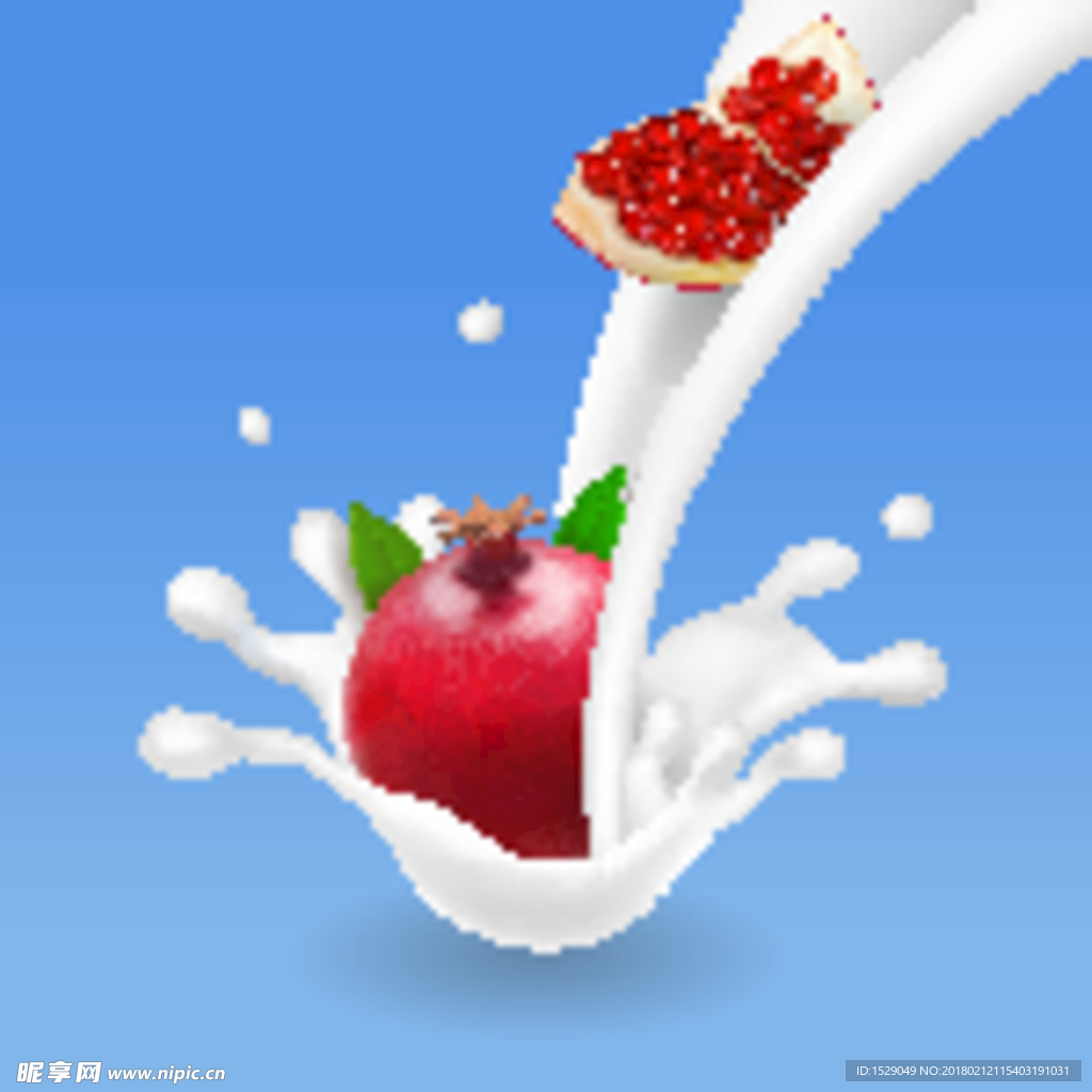 动感水果牛奶