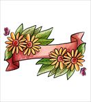 手绘水彩花图片