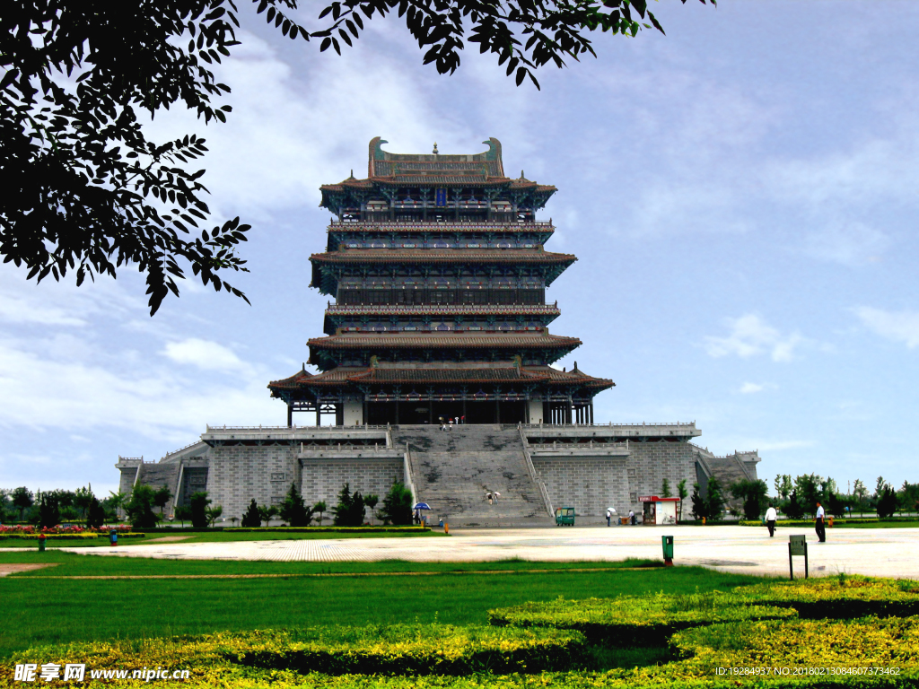 鹳雀楼近景
