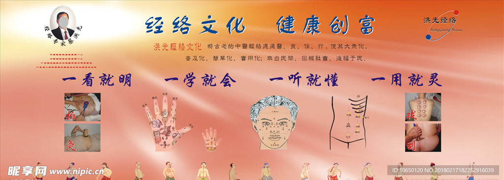 洪光经络海报