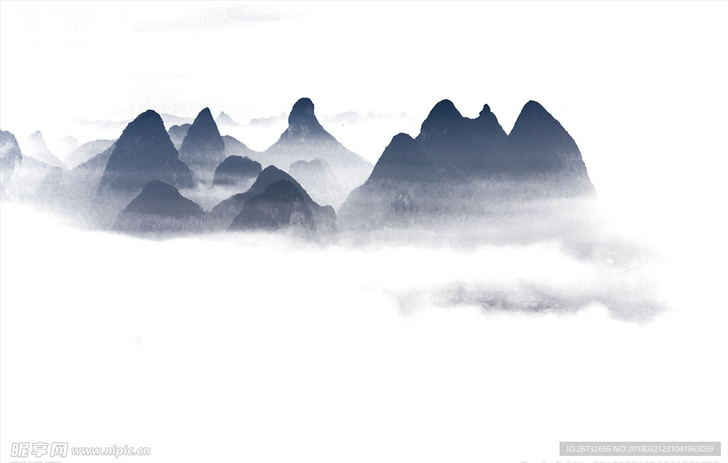中国山水国画