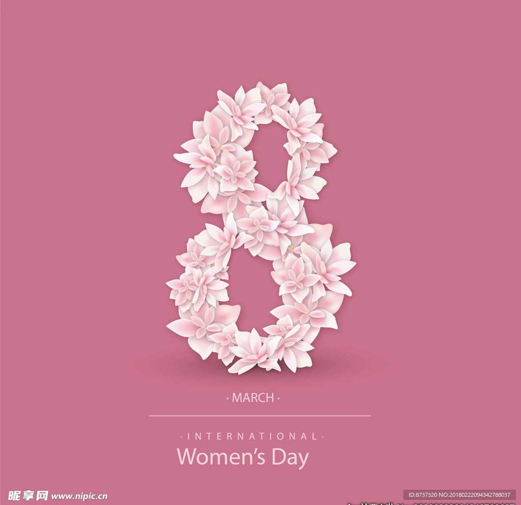 矢量妇女节图片