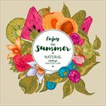 夏日水果花卉