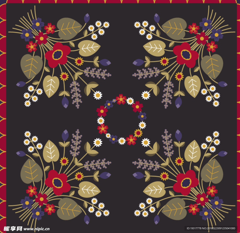 花束 花纹