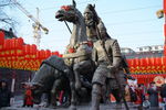 塑像 锡伯族西迁之路
