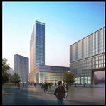 商务大厦建筑效果图