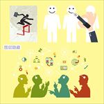 职场漫画素材