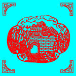 风景剪纸