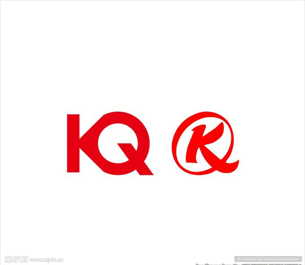 KQ矢量字母艺术设计