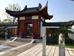 中式景观大门