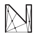 创意点线组合英文字母N