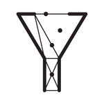 创意点线组合英文字母Y