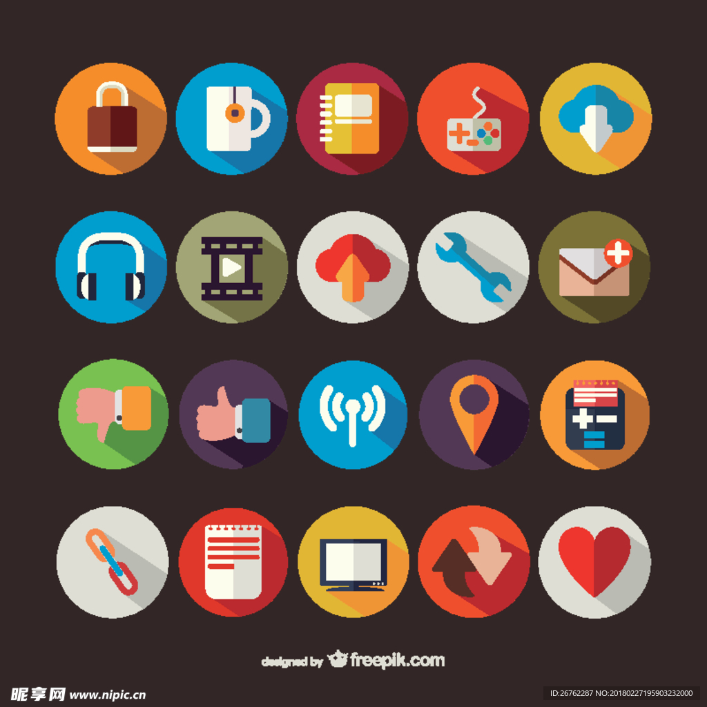 手绘手机图标