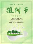 红旗社区植树节对外招贴