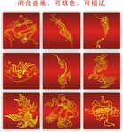 鸟兽图腾 传统纹样