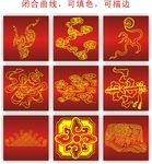 鸟兽图腾  传统纹样