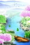 山水背景
