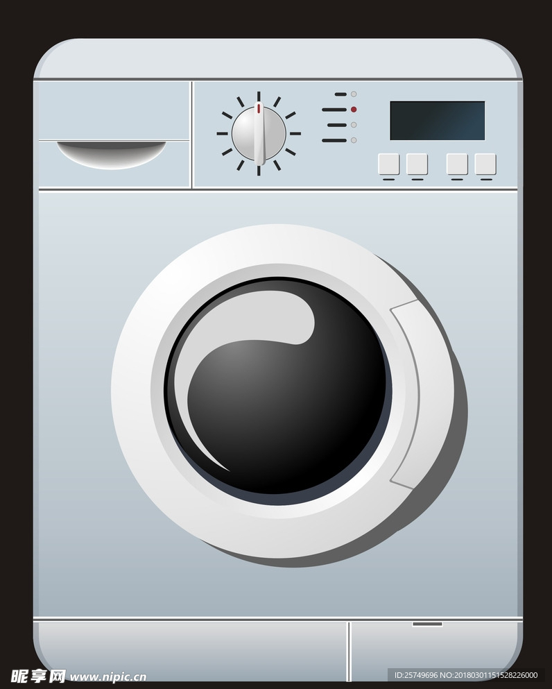 洗衣机矢量图