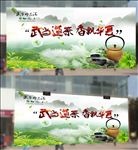 武当道茶香飘华夏茶叶海报