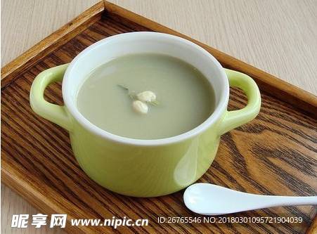 绿豆黄豆浆