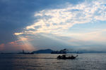 日落美景 夕阳西下