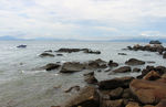 巽寮湾海岸风景 海岸礁石 礁石
