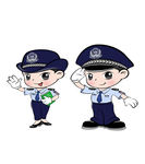 卡通风格交警
