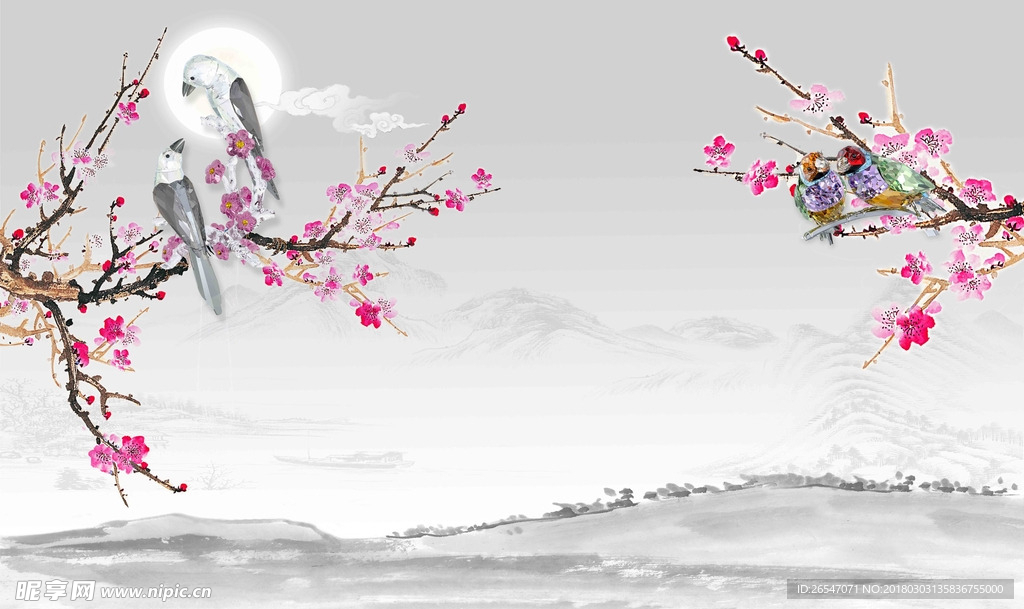 鸟语花香