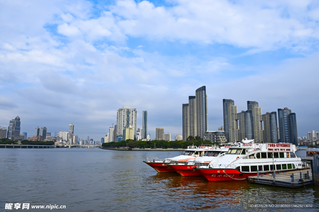 广州珠江城市风景