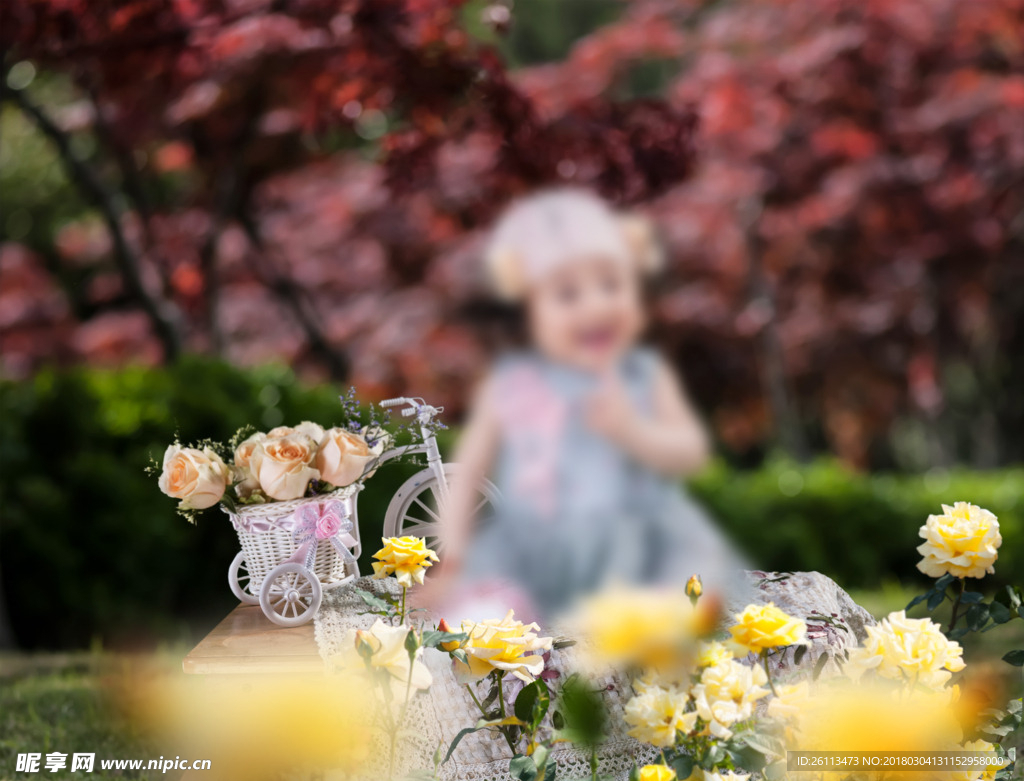 儿童 摄影 写真 3d  模板