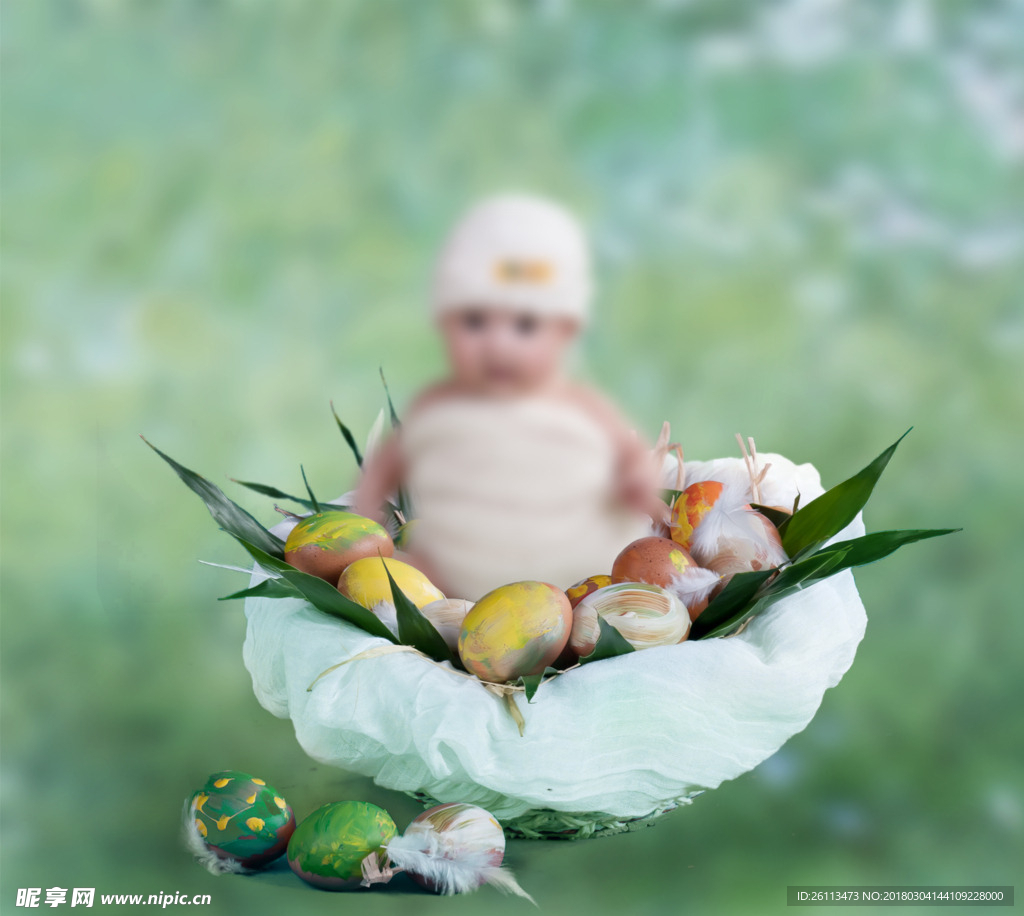 儿童 写真 3d 素材 模板