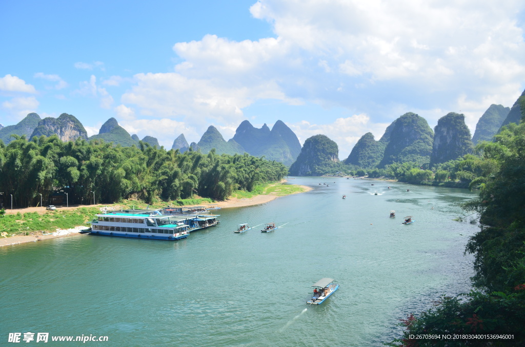 如画的桂林山水风景