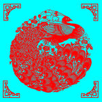 孔雀剪纸