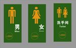 洗手间标牌