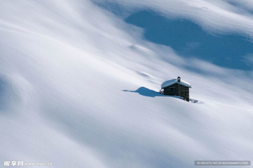 壮丽的雪山风光